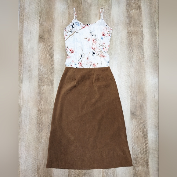 Brown Western Midi Skirt - Picture 8 of 13